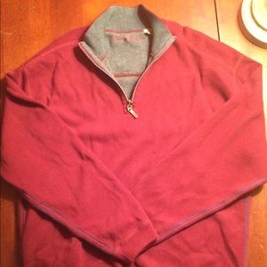 Tommy Bahama Men’s Large Turtle Neck Sweater Red